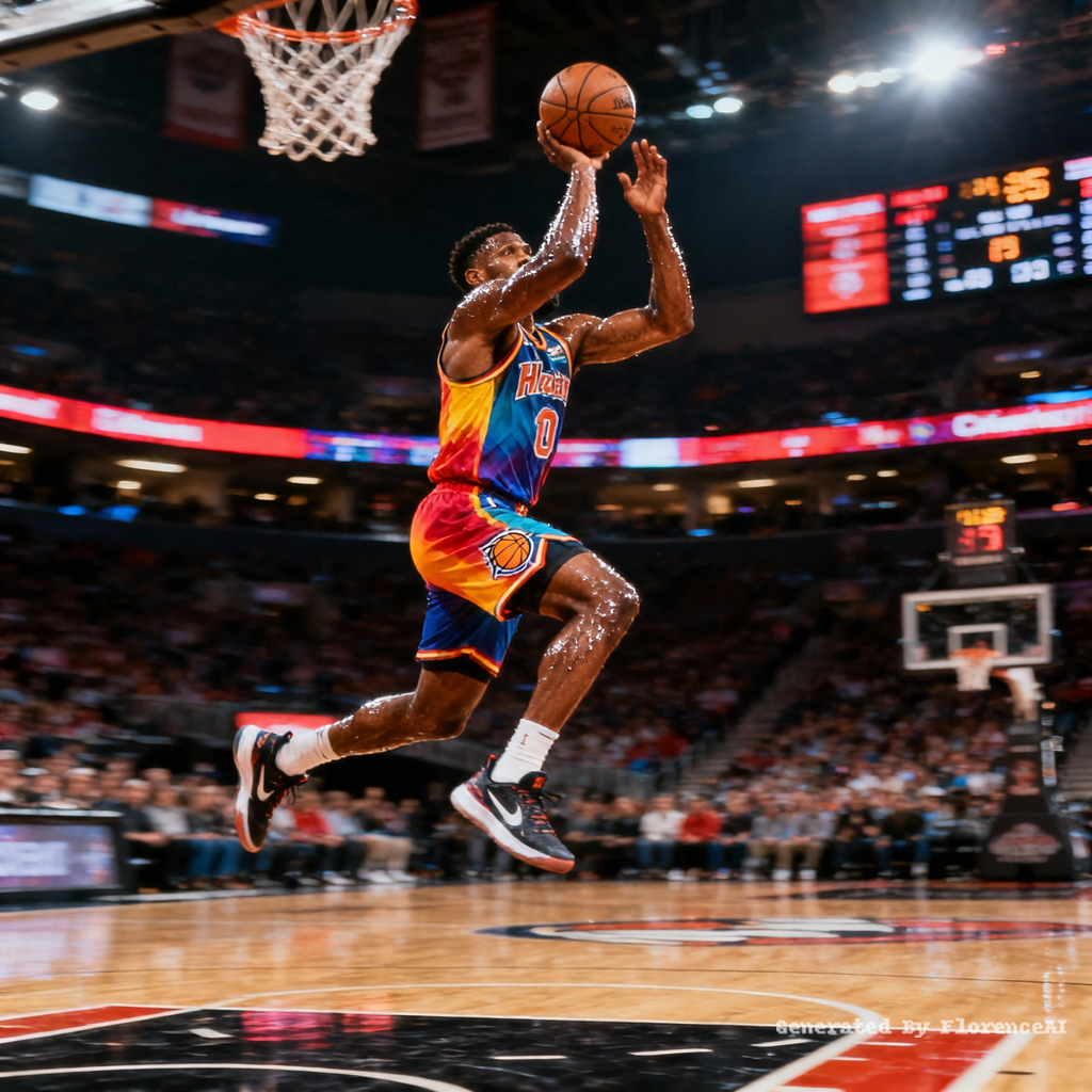 basketball star shot a nice ball，size：1080*1080,