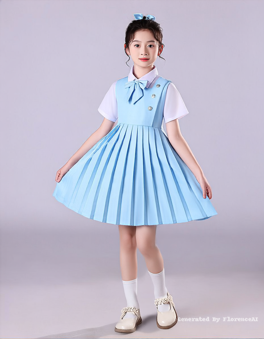 根据这两张图，生成一个较小规模的合唱团（如3-4排，20-30人）