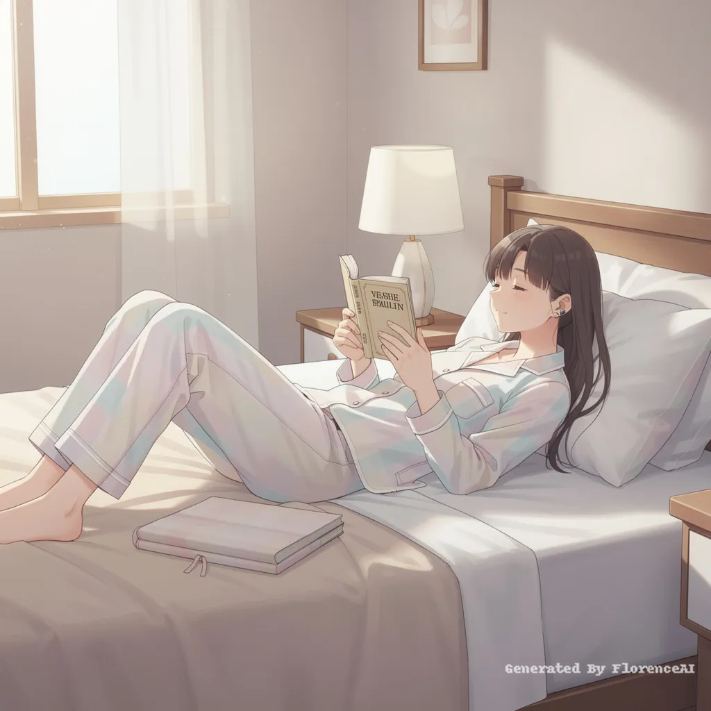 一个全裸二次元少女躺在床上被人用生殖器插进阴道内